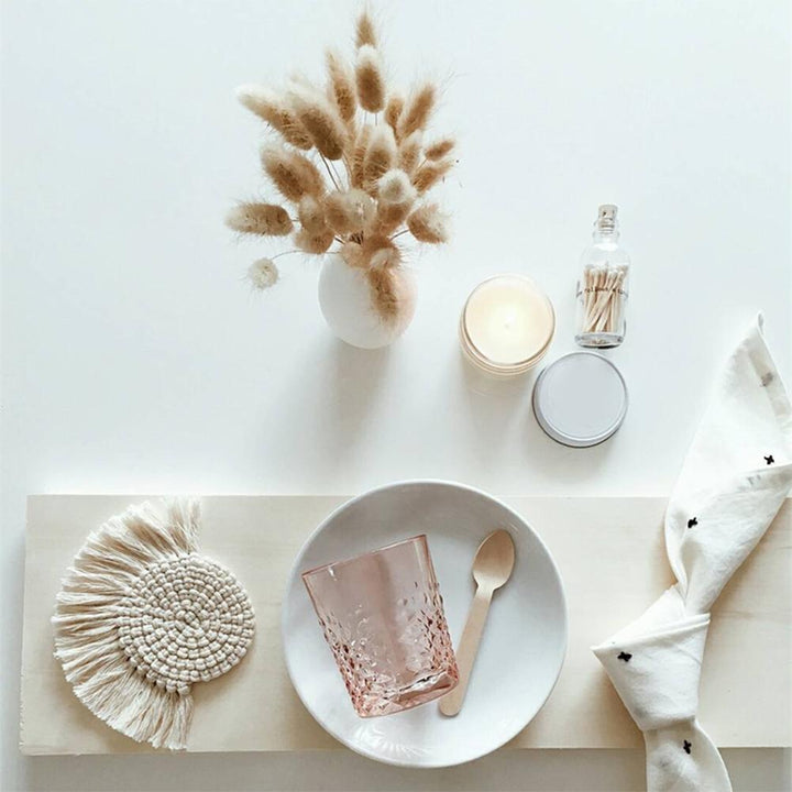 BowLift | Nordic Macrame Cup Cloth Coaster