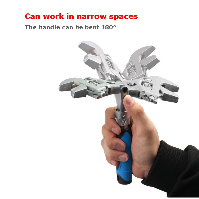 Multifunctional Adjustable Universal Wrench | Bowlift