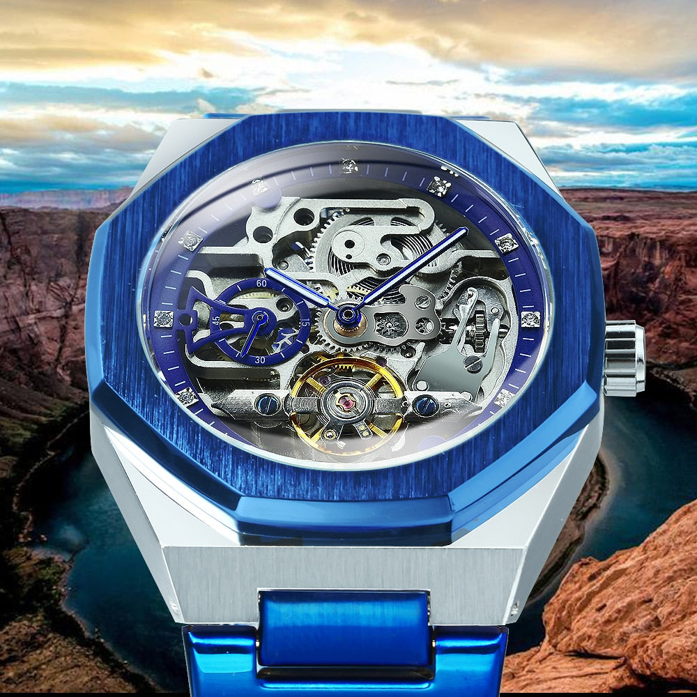 BowLift | Royale Skeleton Mechanical Men Watch