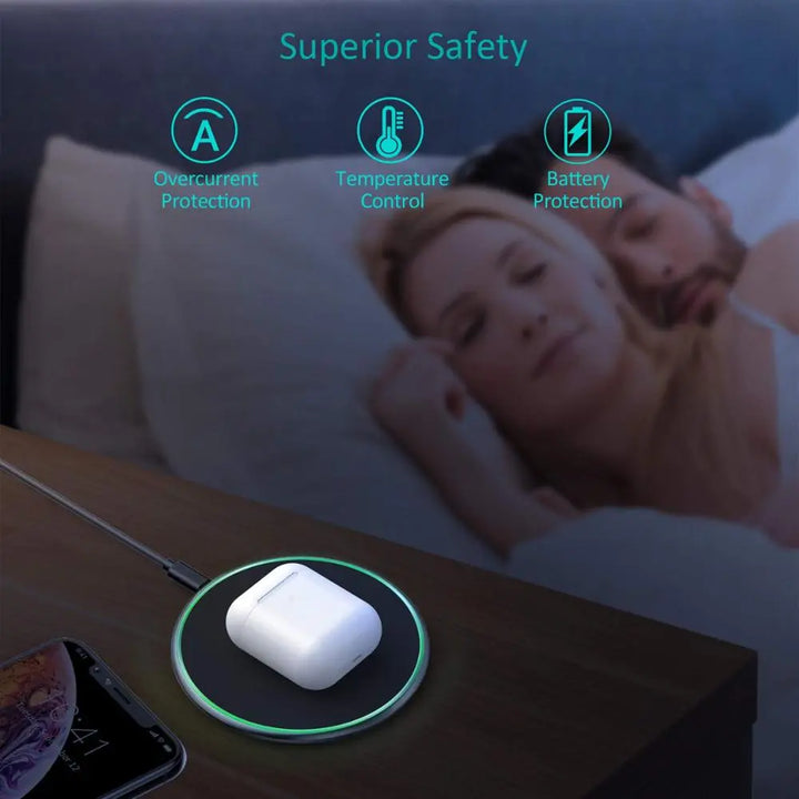 BowLift | 30W Fast Wireless Charging Pad | Premium USB-C MagSafe Charger for Apple iPhone, Samsung & Android