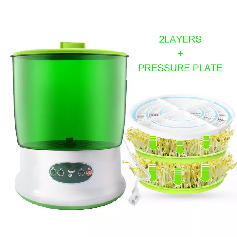 BowLift | Intelligent Sprout Grower - Automatic Electric Growth Container for Green Vegetable Seeds - Thermostat Germination Machine