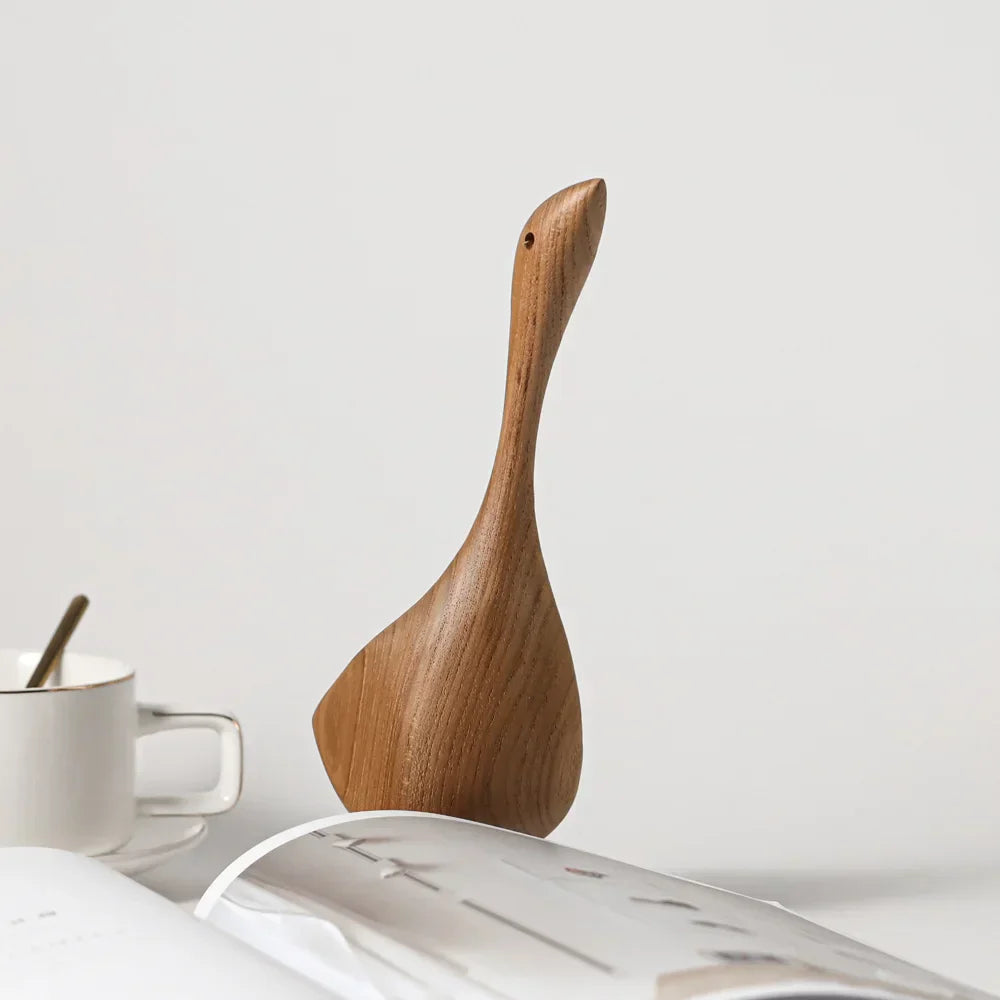 BowLift | Nordic Wood Goose Figures