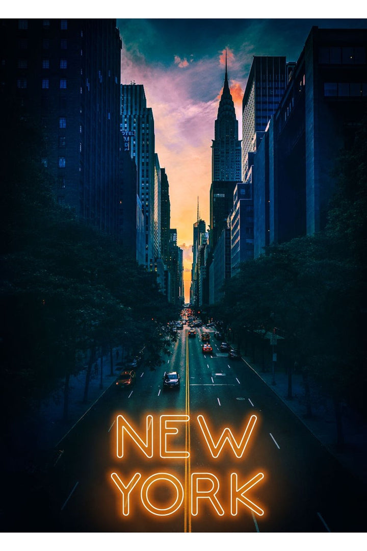 Neon Lights Poster | Bowlift