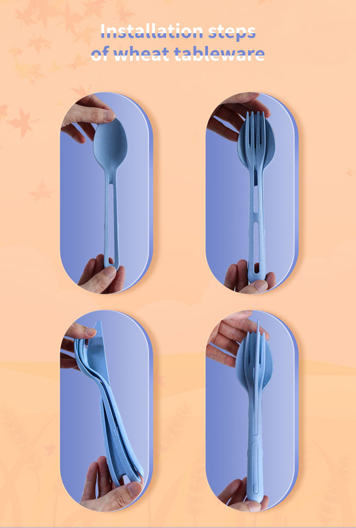 Portable All-in-one Travel Cutlery Set | Bowlift