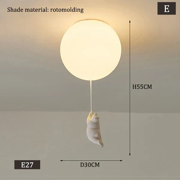 Hanging Bears Balloons Lamp | Bowlift