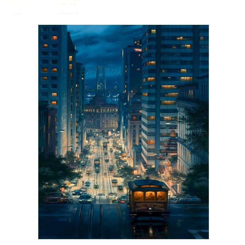 BowLift | City portrait (Paint by number)