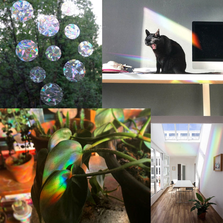 BowLift | Rainbow Sun Catcher Reflective Window Stickers