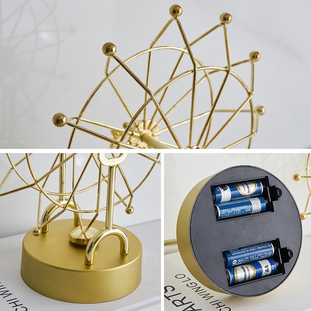 Modern Metal Rotating Home Office Decor | Bowlift