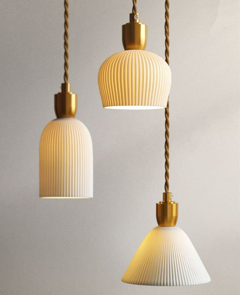 Modern Nordic Ceramic Pendant Lamps | Bowlift