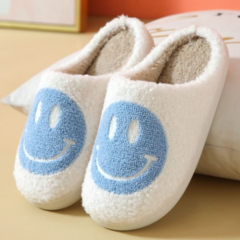 BowLift | Cosy winter slippers with smiley & thickened silicone sole