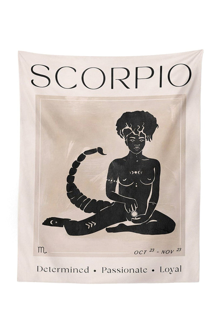Power' Zodiac Wall Tapestry | Bowlift