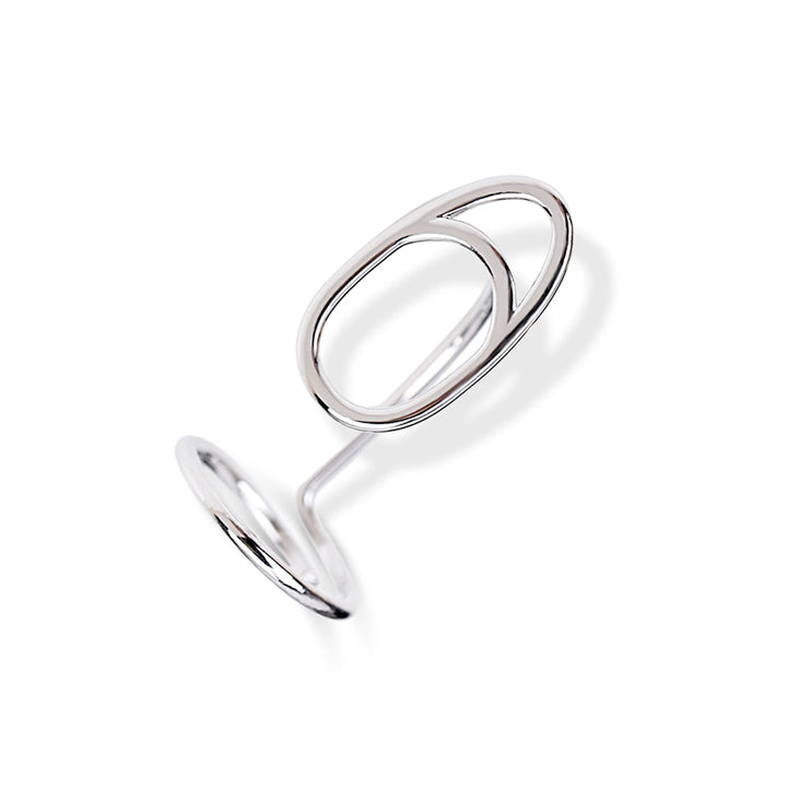 BowLift | Sleek Line Gothic Metal Thin Nail Rings