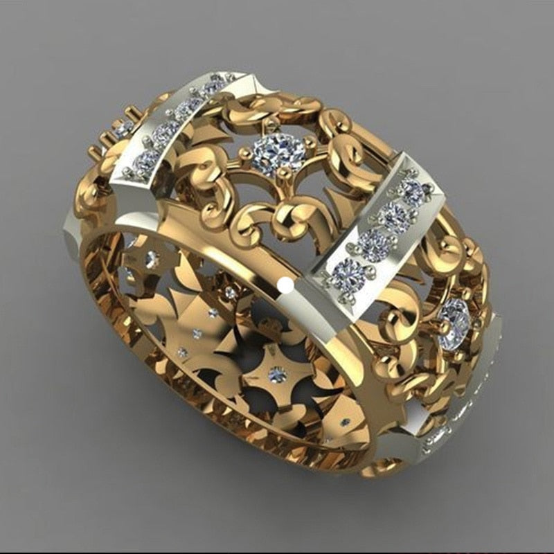 BowLift | Geometric Ethnic Zircon Strength Ring