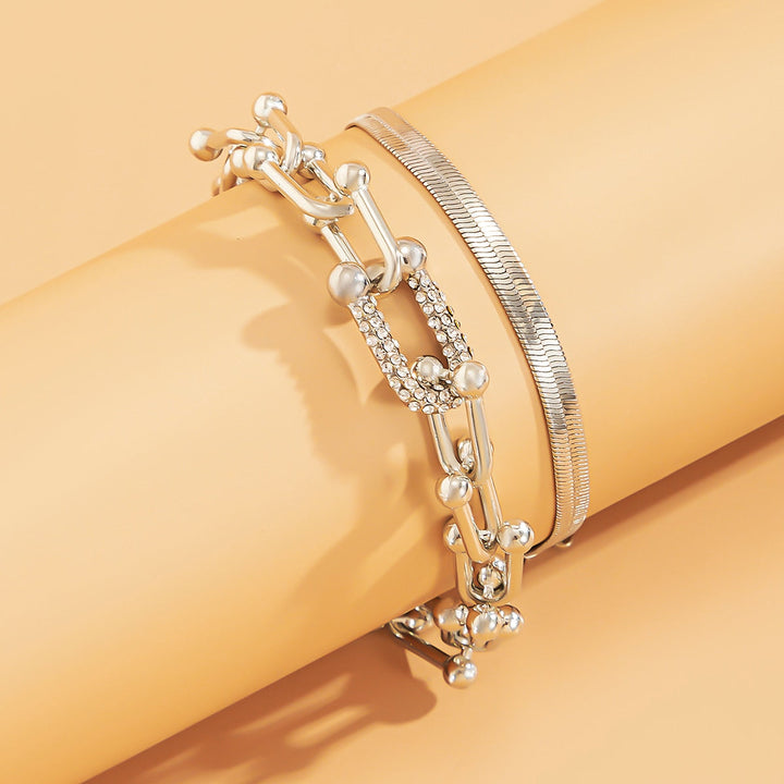 Stunning Bracelet Duo | Exquisite 2-Piece Set in Gold or Silver Bowlift