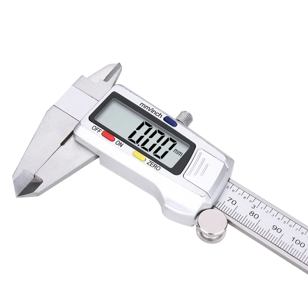 BowLift | Precivio Digital Caliper made of Stainless Steel | 15 cm Measuring Range | Precision Measuring Device with LCD Display | ±0.03 mm Accuracy