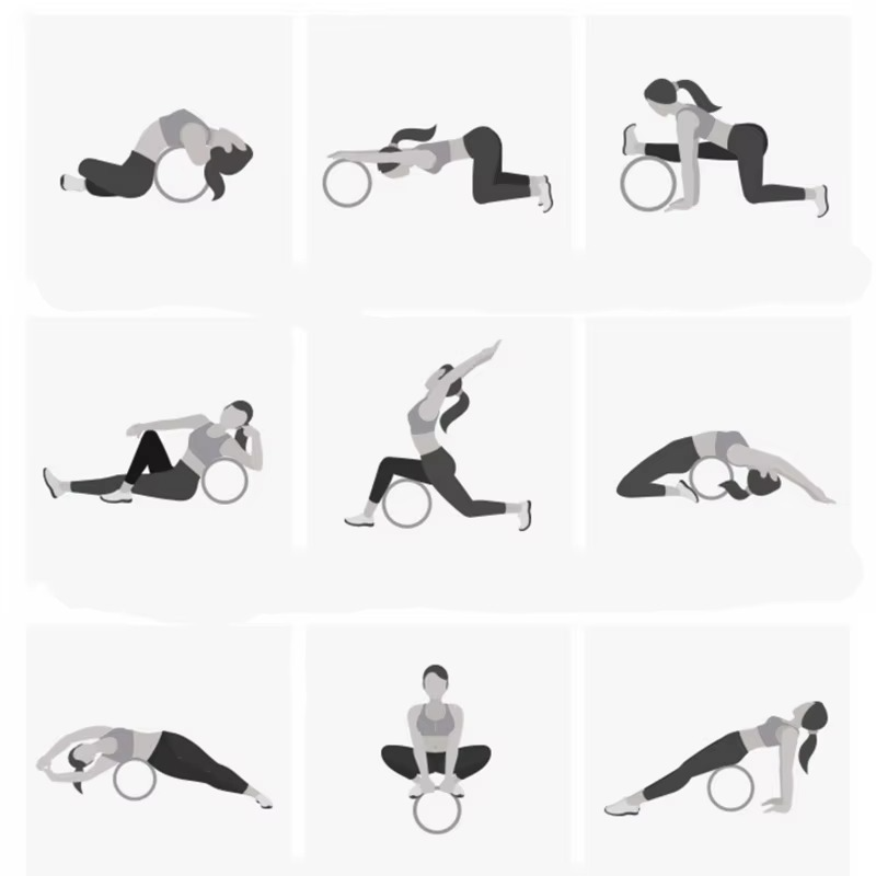BowLift | Premium Wood Yoga Wheel for Back Stretching and Full Body Balance Training