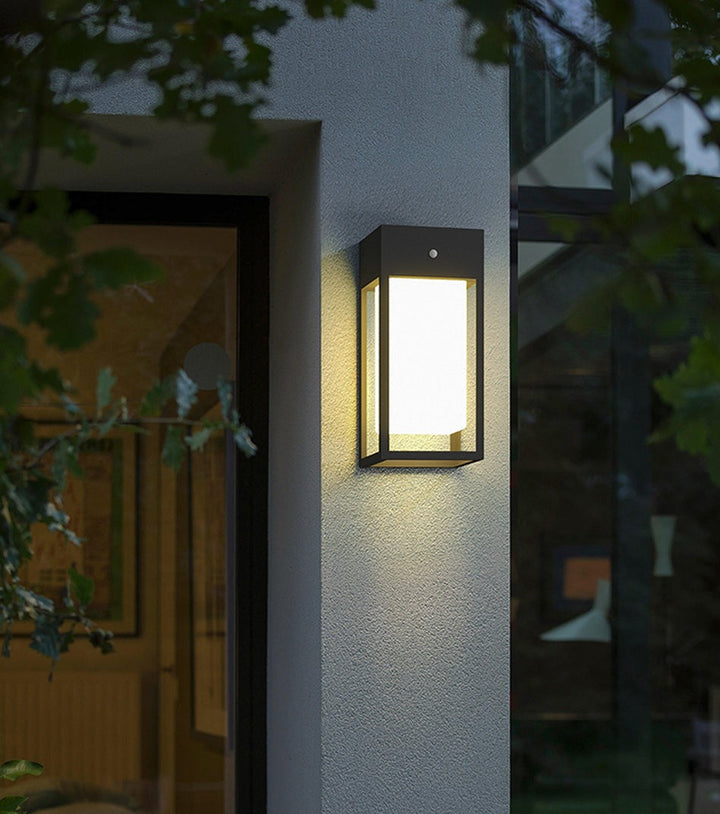 BowLift | SolarAura – Smart Solar Wall Lamp for the Garden