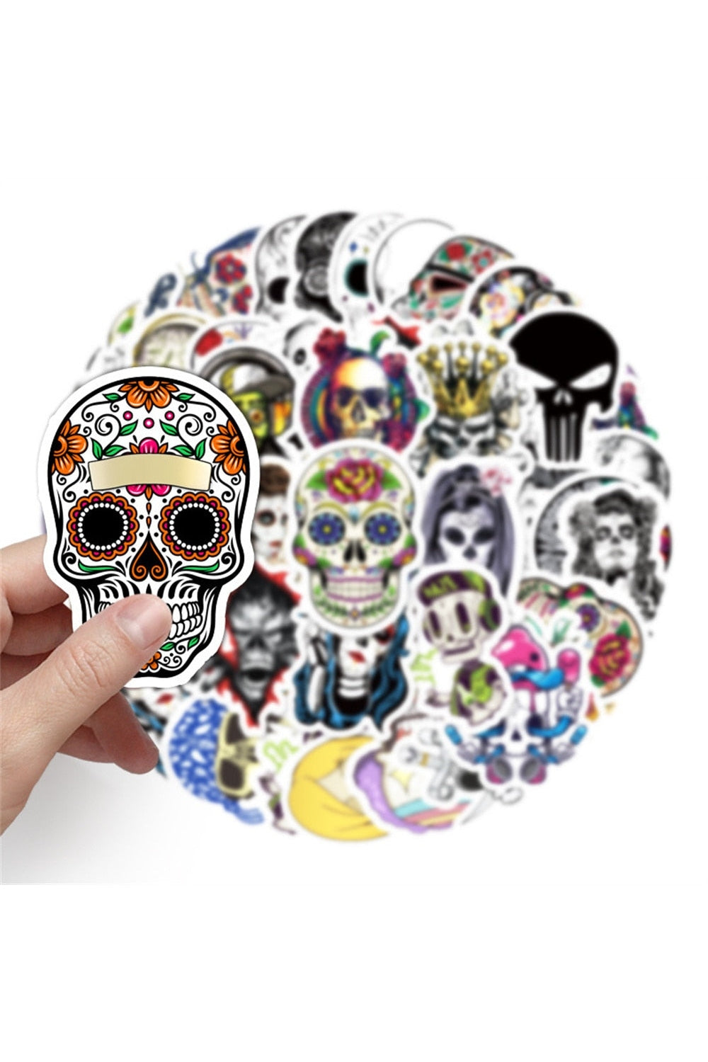 Skull Scrapbooking Stickers | Bowlift