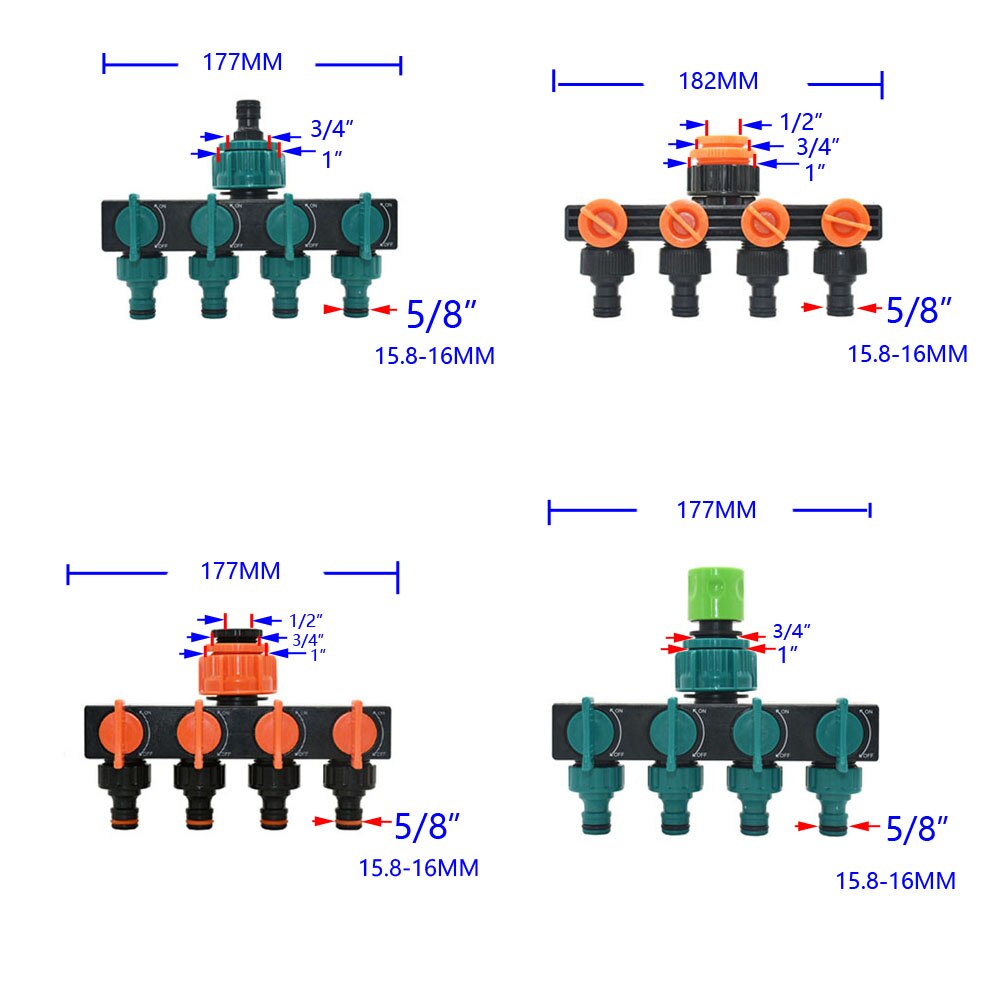 BowLift | 4-Way Garden Tap Water Splitter