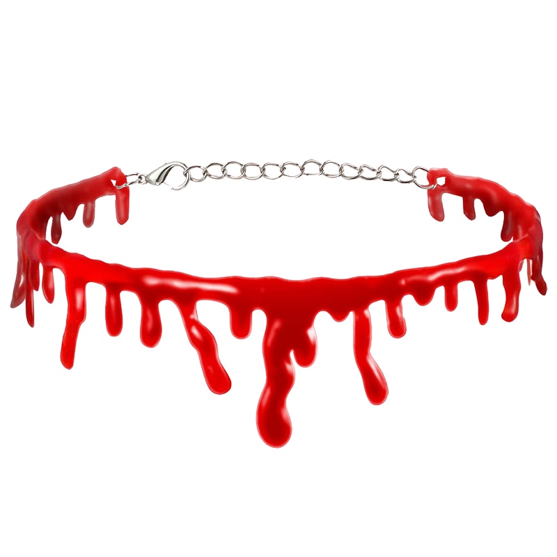 BowLift | Fake Blood Drip Halloween Necklaces