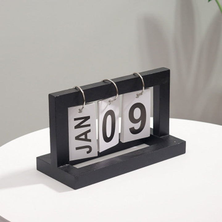 Wooden Flip Desktop Daily Calendar | Bowlift