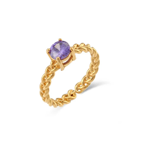 BowLift | Classy Woven Band Diamond Ring