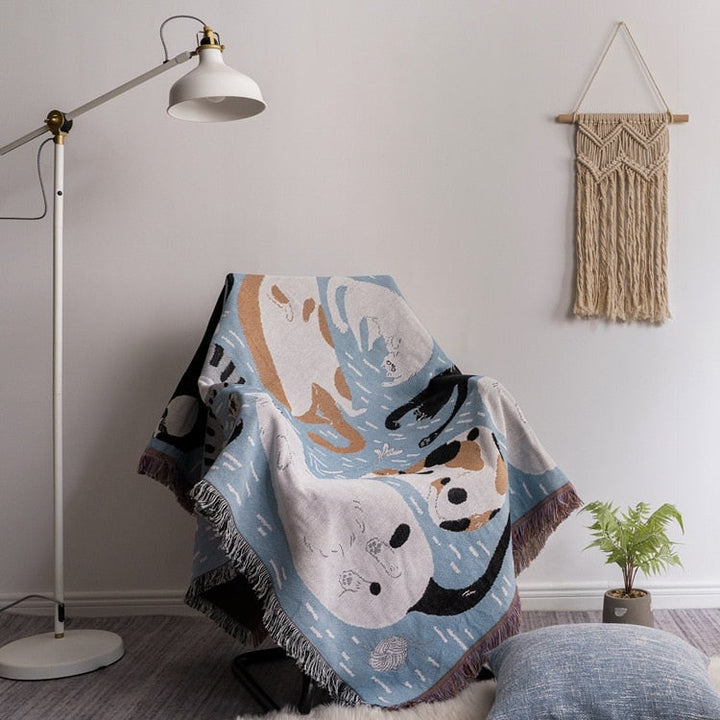 Vintage Pumpkin Sofa Cover Bowliftanket | Bowlift