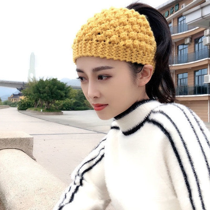 BowLift | Cozy Crown Elastic Knitted Headband