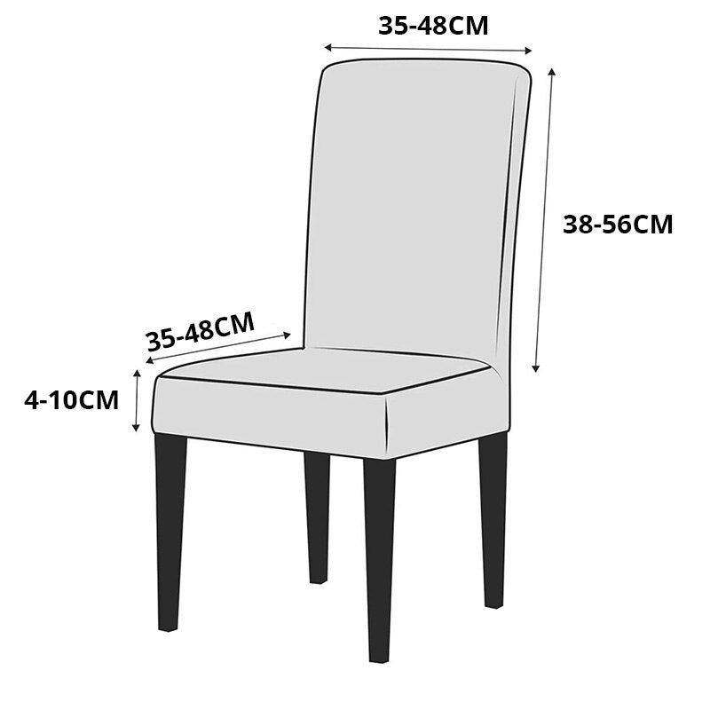 Elastic Dining Chair Covers | Bowlift