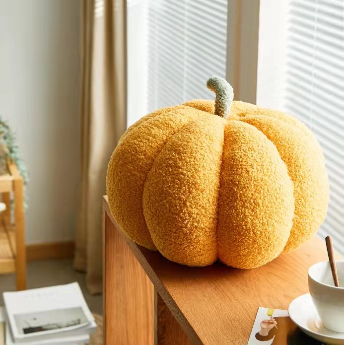 Fluffy Pumpkin Cushion | Bowlift