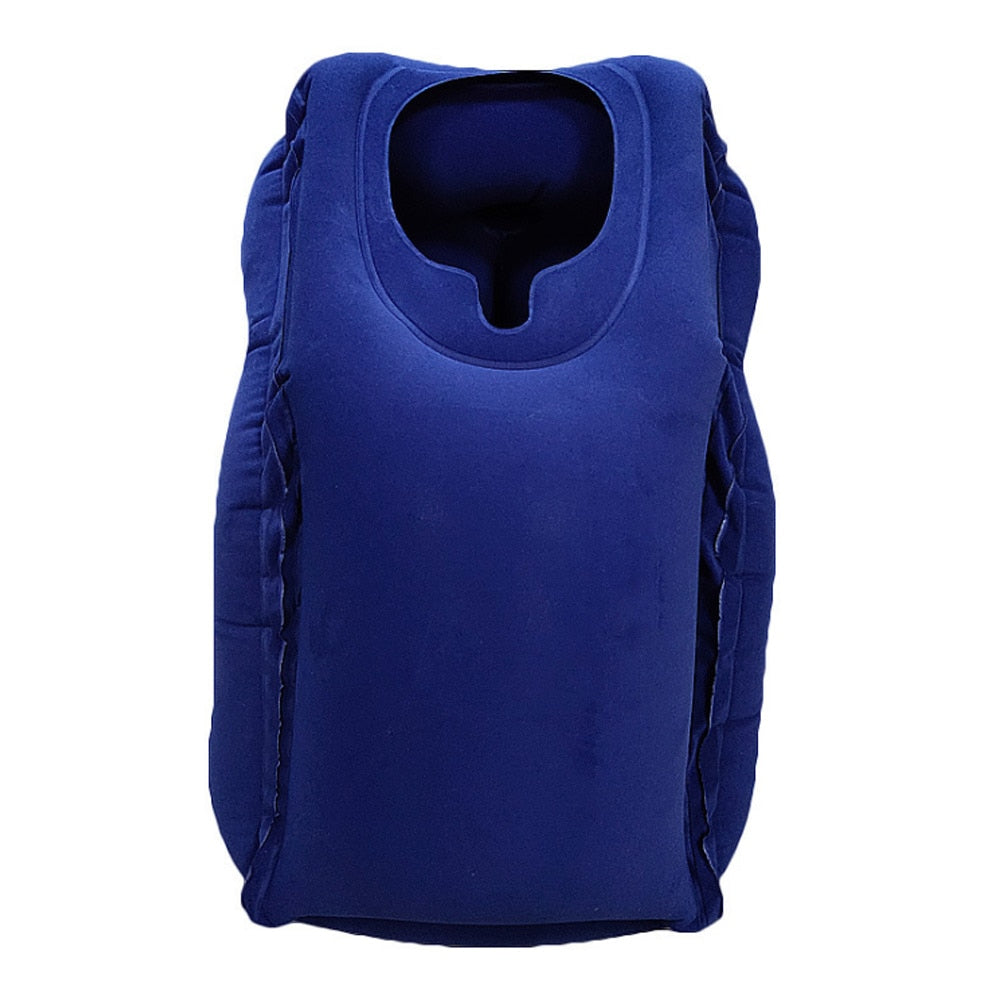 Inflatable Headrest Travel Pillow | Bowlift