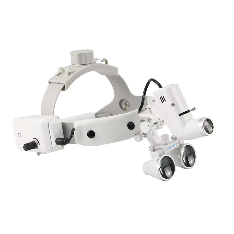BowLift | ProVision 5W LED Dental & Surgical Headlamp with 3.5X Magnifying Binocular Loupes