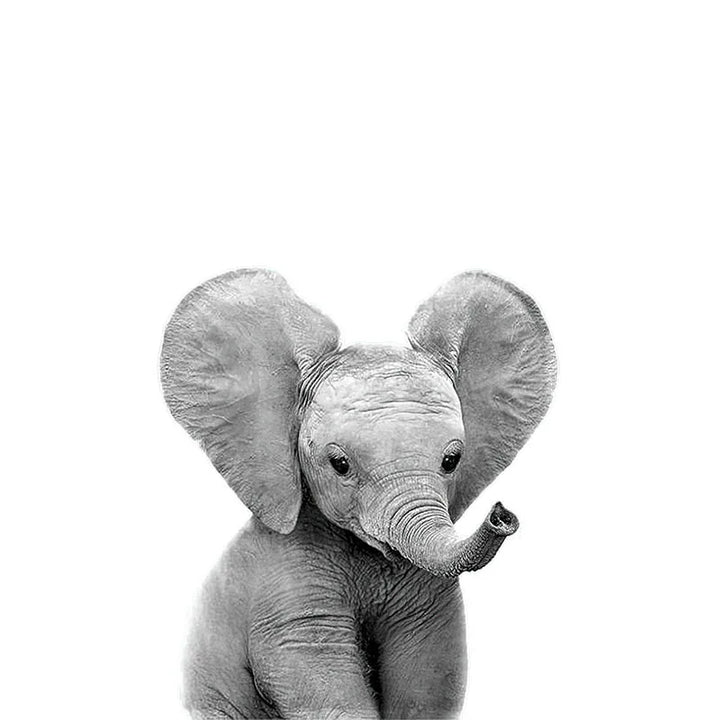 Baby Cute Animals Wall Stickers For Nursery Room Removable Peel and Stick Vinyl Wall Decals For Baby's Room Creative DIY Wall Decor | Bowlift