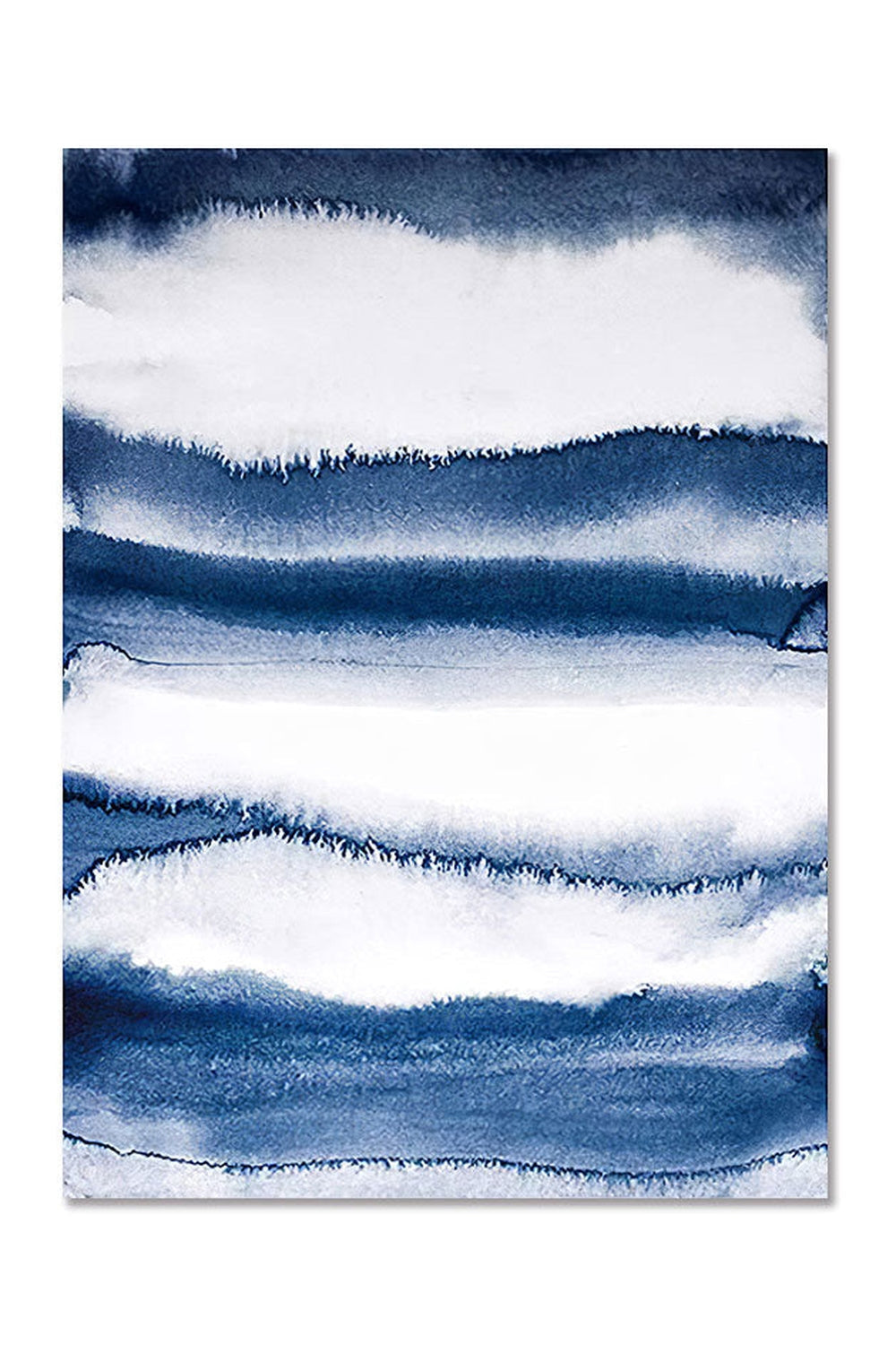 Blue Abstract Canvas Poster | Bowlift
