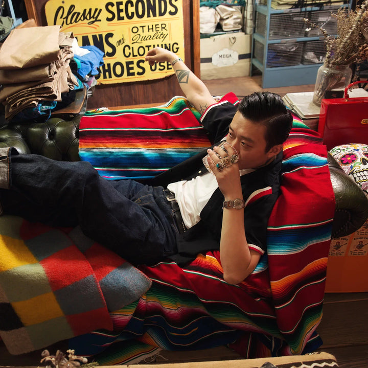 BowLift | Boho Vibrant Mexican Serape Blanket