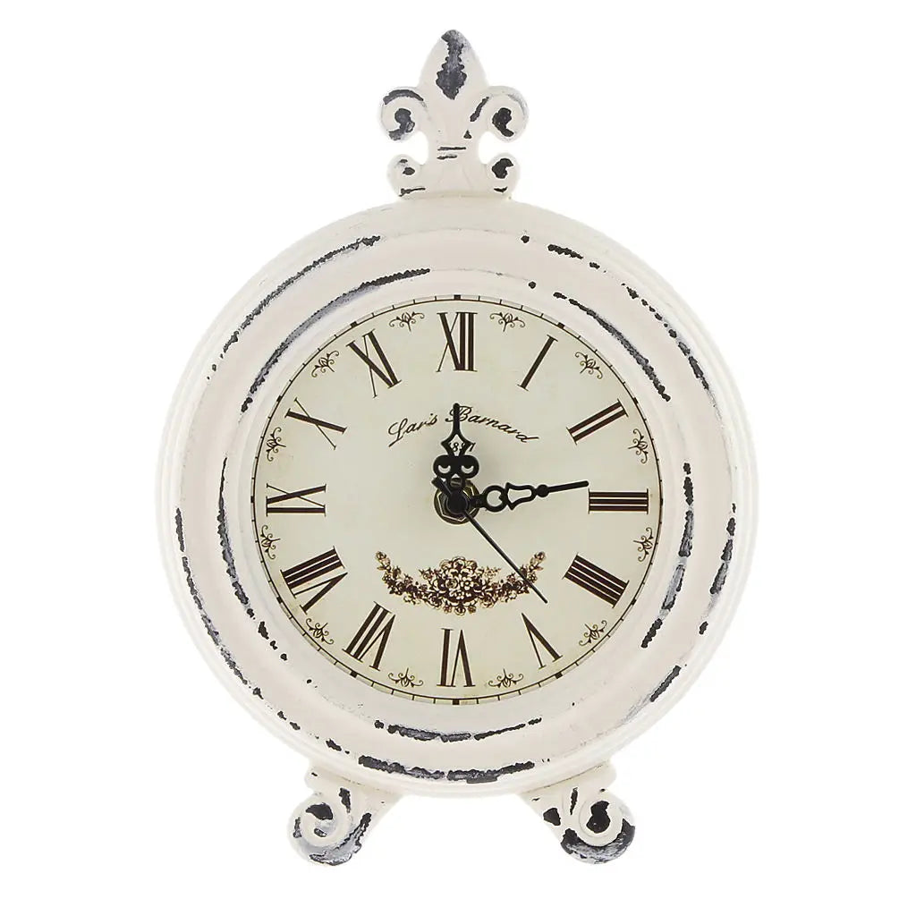 BowLift | Vintage Wooden Style Table Clock with Alarm