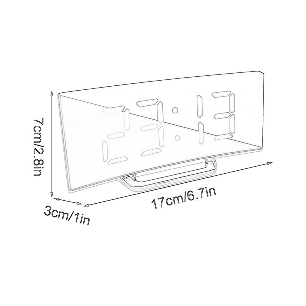 Alarm clock with LED display | Bowlift