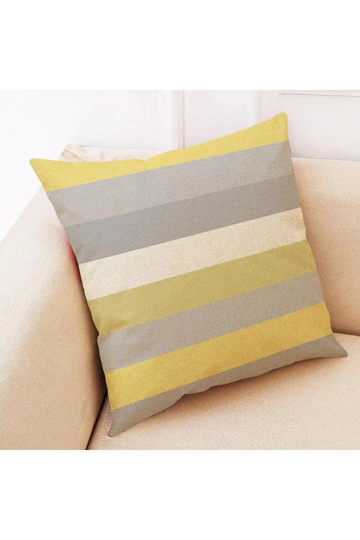 gray geometric pillowcase | Bowlift