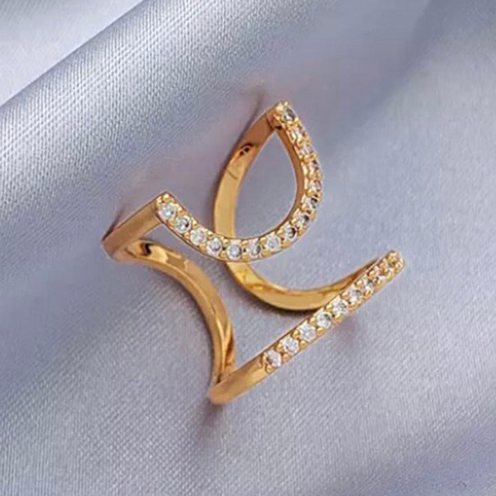 BowLift | Sleek Line Gothic Metal Thin Nail Rings