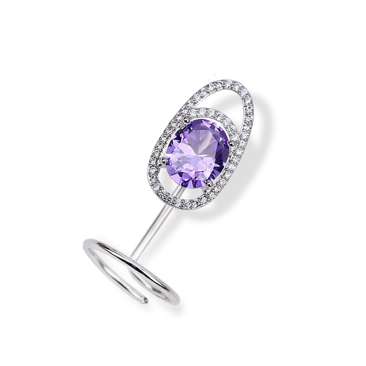 BowLift | Sleek Line Gothic Metal Thin Nail Rings