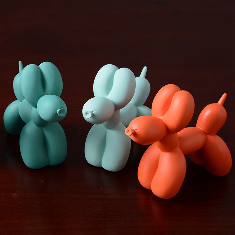 BowLift | BalloonDog Lively Dog Sculpture | Pop-Art Decoration | Modern Home Decor | Handmade Statue
