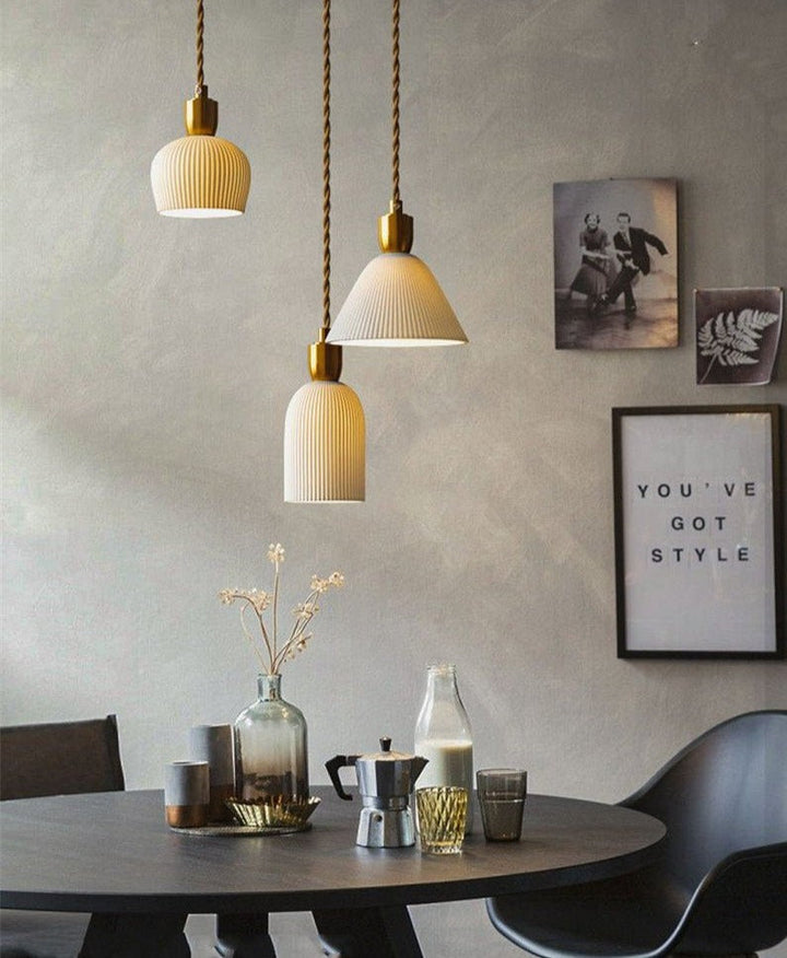 Modern Nordic Ceramic Pendant Lamps | Bowlift