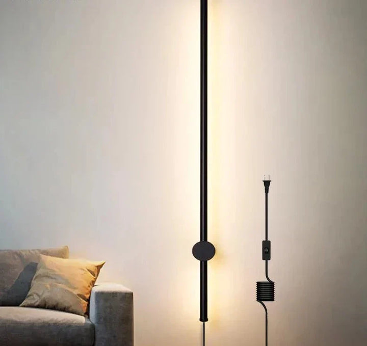 BowLift | NordicRod – Minimalist Wall Lamp with Plug for Chic Interiors