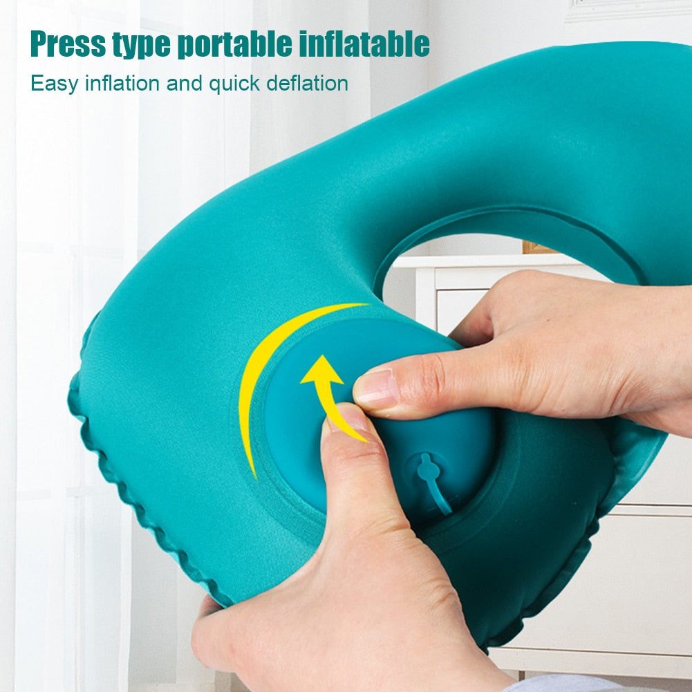 BowLift | Air Rest Inflatable Easy Pump Neck Pillow