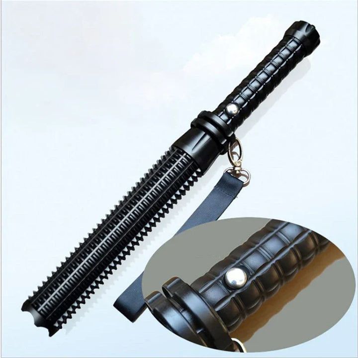 Tactical Rechargeable Flashlight Telescopic Self Defense Stick | Bowlift