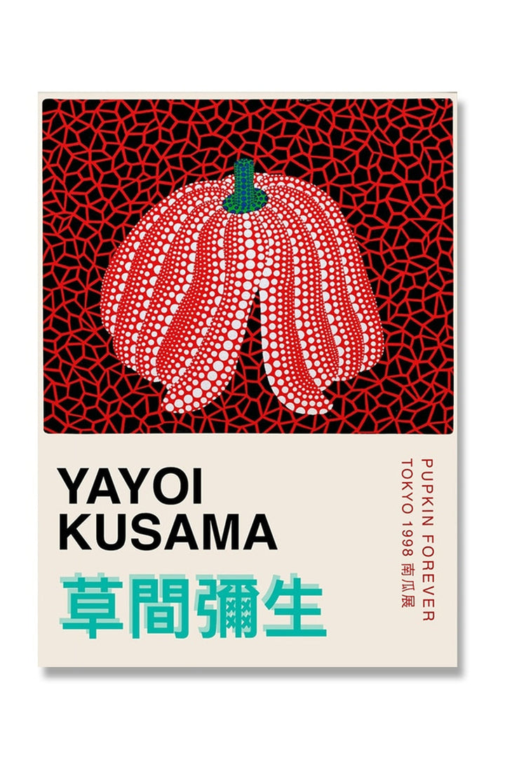 Kusama Inspired Canvas Poster | Bowlift