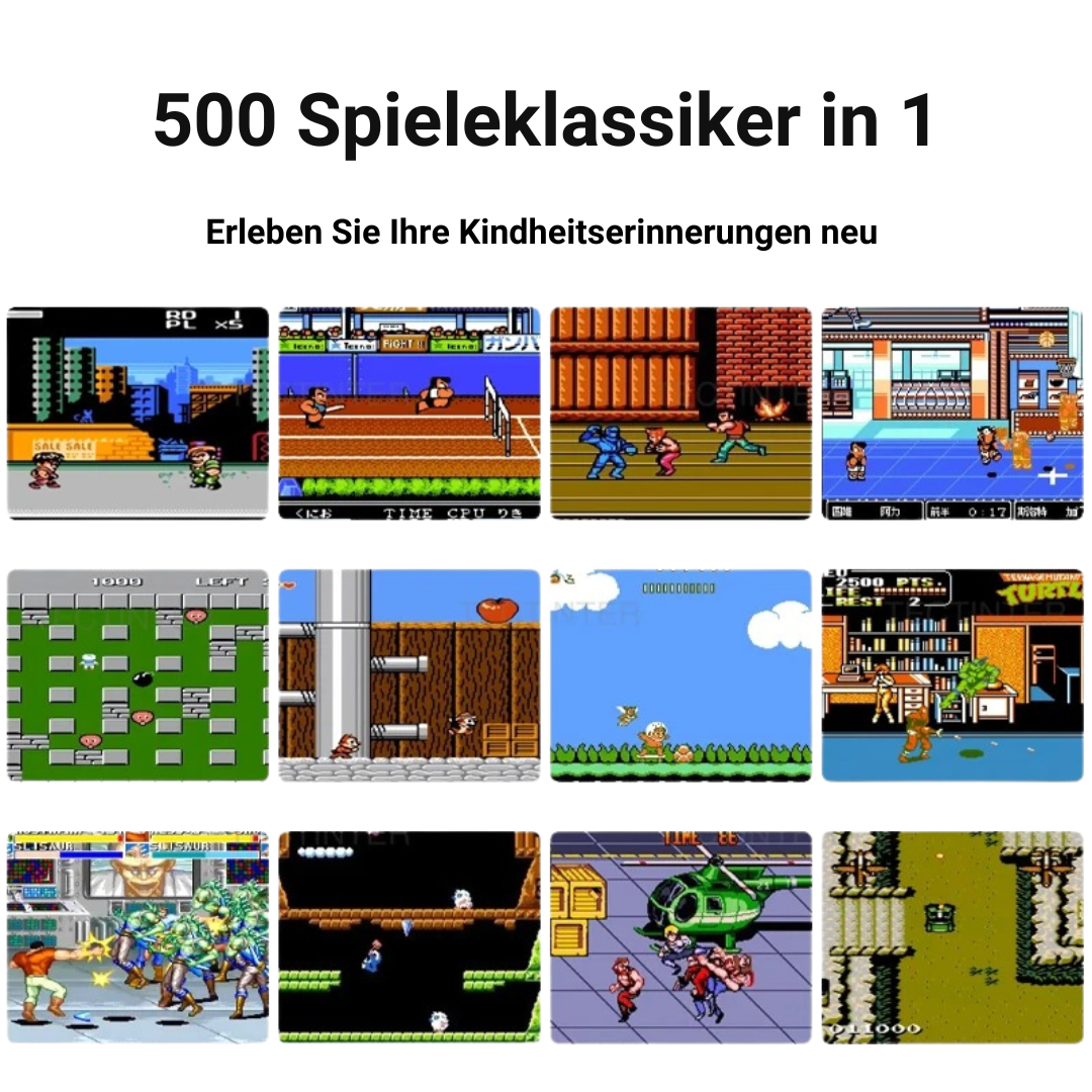BowLift | Retro Handheld Gaming Console | 400+ Classic Games | Compact & Portable Design | PixelPlay