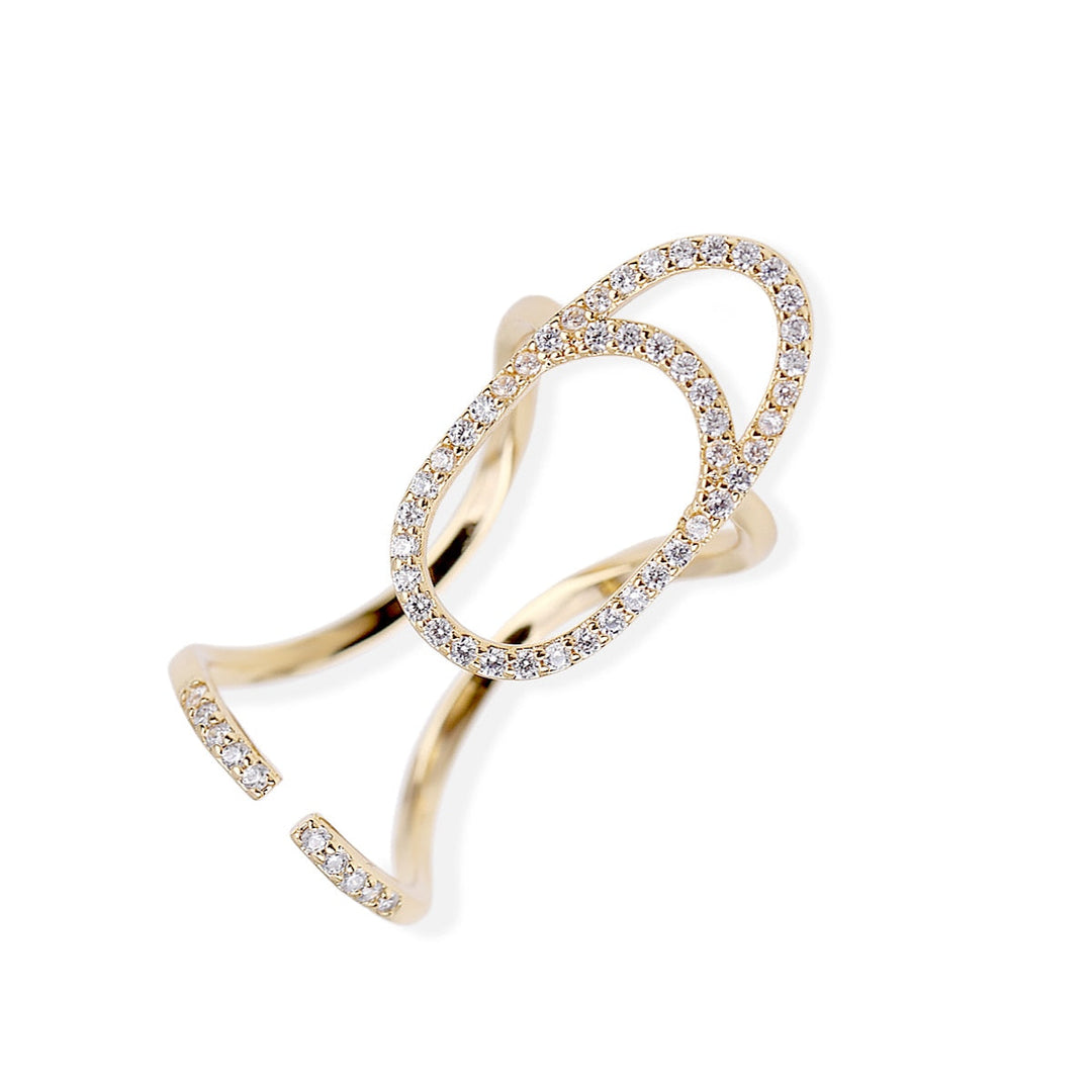 BowLift | Sleek Line Gothic Metal Thin Nail Rings