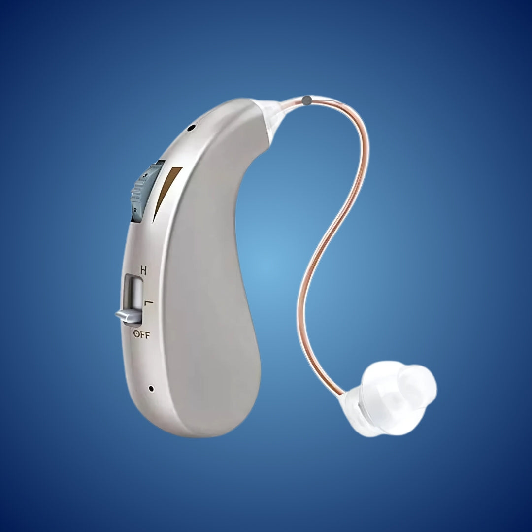 HearingPlus Rechargeable Digital Hearing Aid | for Clear Sound Amplification - Comfortable - Adapted for Daily Use Bowlift
