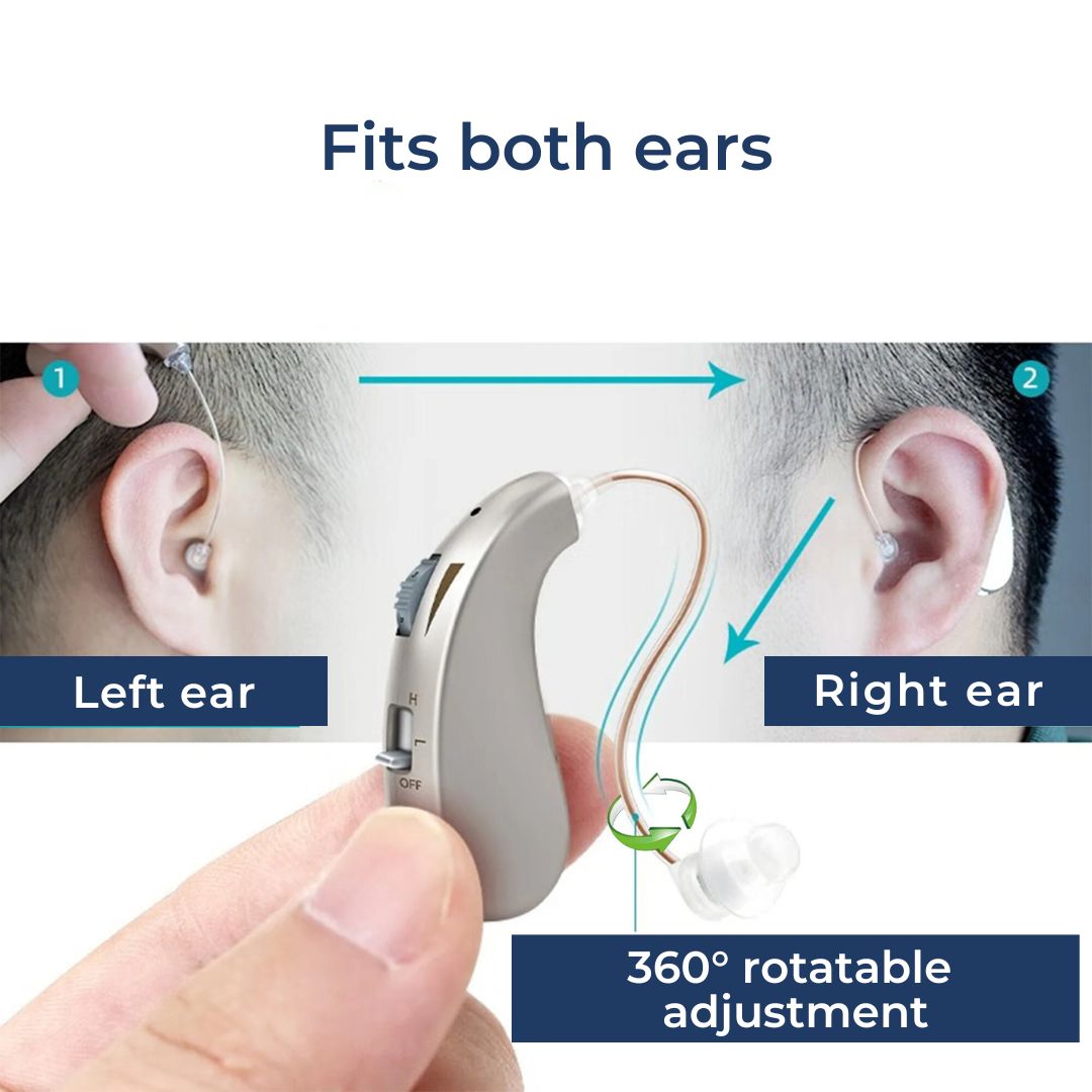BowLift | Rechargeable Digital Hearing Aid for Clear Sound Amplification & Daily Comfort - Ideal for Adults & Seniors